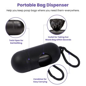 16FT Retractable Dog Leash Extendable Pet Leash Dog Walking Leash with Flashlight RGB Light 2 Rolls of Waste Bags Dispenser Fit for 66-110lbs (Option:: Purple)