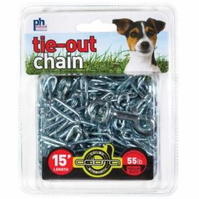 Prevue Pet Products Tie-out Chain Medium Duty (Option:: 15 Foot)