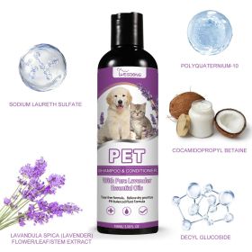 Yegebang Pet Shampoo And Shower Gel Relieves Itchy Skin And Leaves Hair Smooth And Untangled (Option:: 1PC)
