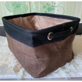 Dog Toy Basket (Option:: Black coffee-1PCS)