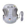 Pet Mesh Harness Dog Leash Set Reflective Chest Strap Adjustable Puppy Vest For Puppies Breeds Dogs Walking Outdoor