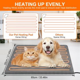 Pet Heating Pad (Option:: Large dark gray)
