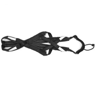 Dog Running Harness (Option: Black-2XL)