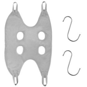 Dog Hammock Helper Pet Grooming Hammock Harness Restraint Bag Helper Breathable for Nail Trimming Clipping (Option:: Grey_M)