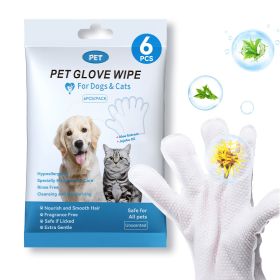 Cleaning Wipes Gloves For Dog And Cat,Pet Bathing Wipes Cleaning & Deodorizing,Dog Wipes For Body Paws Butt Daily Care,Cat Grooming Wipes Cleaning Fur (Option:: 1pack)