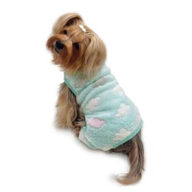 Ultra Plush Fluffy Clouds Front Sleeveless Pajamas (yellow: Yellow, Extra Large:: XL)