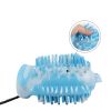 2 In 1 Dog Paw Cleaner Cup Soft Pet Dog Foot Cleaning Washer Brush Cup Portable Pet Foot Washer Paw Clean Brush Foot Cleaning Bucket Pet Products
