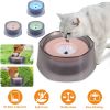 No Spill Dog Water Bowl Spill Proof Slow Water Feeder 47.35oz Pet Water Dispenser Travel Dog Bowl for Dogs/Pets