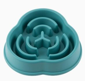 Pet Slow Feeding Bowl Dog Bowl Anti-choke Anti-skid (Option:: Conventional-01 Style Green)