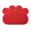 Dog Bowl Mat Pet Food Water Feeding Mat Non-slip Pet Dish Tray Mat Paw Clean Placemat