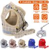 Pet Mesh Harness Dog Leash Set Reflective Chest Strap Adjustable Puppy Vest For Puppies Breeds Dogs Walking Outdoor