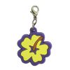 Soft PVC Rubber Hibiscus Charms