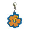 Soft PVC Rubber Hibiscus Charms