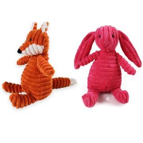 Vocal Animal Plush for Pet Dog Molar Teeth Cleaning Training (Option:: Fox)