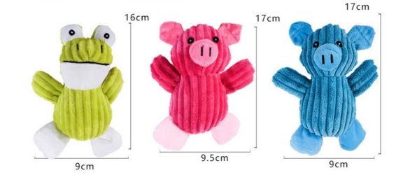Vocal Animal Plush for Pet Dog Molar Teeth Cleaning Training (Option:: Frog)