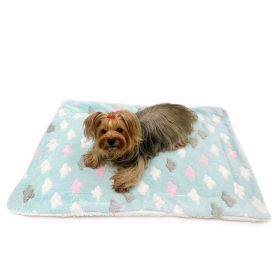 Ultra Plush Fluffy Clouds Blanket (yellow: Green, Extra Large:: 30" x 20")