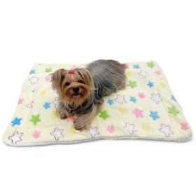 Ultra Plush Colorful Stars Blanket (yellow: Pink, Extra Large:: 50" x 30")