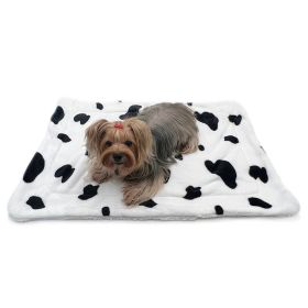 Ultra Plush Moo Cow Blanket (yellow: White, Extra Large:: 30" x 20")