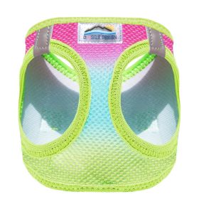 American River Choke Free Dog Harness Ombre Collection (yellow: Rainbow, Extra Large:: XX-Small)