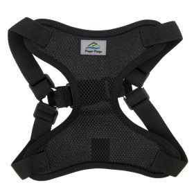 Wrap and Snap Choke Free Dog Harness by Doggie Design (yellow: Black, Extra Large:: X-Small)