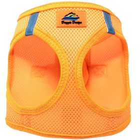 American River Solid Ultra Choke Free Dog Harness (yellow: Hunter Orange, Extra Large:: XXS)