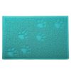 Dog Bowl Mat Pet Food Water Feeding Mat Non-slip Pet Dish Tray Mat Paw Clean Placemat