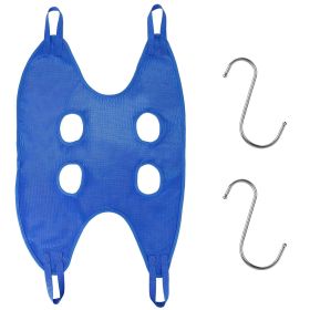 Dog Hammock Helper Pet Grooming Hammock Harness Restraint Bag Helper Breathable for Nail Trimming Clipping (Option:: Blue_L)