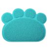Dog Bowl Mat Pet Food Water Feeding Mat Non-slip Pet Dish Tray Mat Paw Clean Placemat