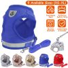 Pet Mesh Harness Dog Leash Set Reflective Chest Strap Adjustable Puppy Vest For Puppies Breeds Dogs Walking Outdoor