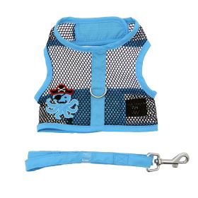Cool Mesh Dog Harness Under the Sea Collection (yellow: Pirate Octopus Blue and Black, Extra Large:: X-Small)