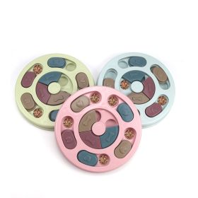Pet supplies Dog puzzle toys Antiboreal artifact Interactive puzzle feeding (yellow: Pink, Extra Large:: Hexagon)