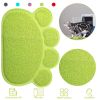 Dog Bowl Mat Pet Food Water Feeding Mat Non-slip Pet Dish Tray Mat Paw Clean Placemat