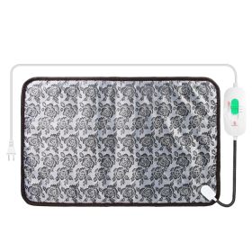 Pet Heating Pad Dog Cat Electric Heating Mat Waterproof Adjustable Warming Blanket with Chew Resistant Steel Cord Case (Option:: 45_70CM)