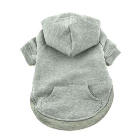 Flex-Fit Dog Hoodie (yellow: Gray, Extra Large:: X-Small)