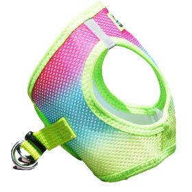 American River Choke Free Dog Harness Ombre Collection (yellow: Rainbow, Extra Large:: X-Small)