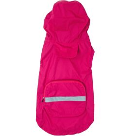 Packable Raincoat (yellow: Pink, Extra Large:: X-Small)