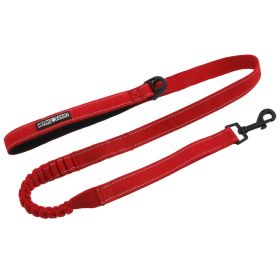 Soft Pull Traffic Dog Leash (yellow: Red, Extra Large:: One Size)