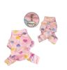 Ultra Plush Colorful Stars Front Sleeveless Pajamas