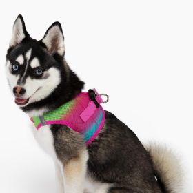 American River Choke Free Dog Harness Ombre Collection (yellow: Cotton Candy, Extra Large:: 2X-Large)