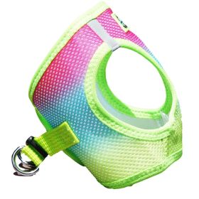 American River Choke Free Dog Harness Ombre Collection (yellow: Rainbow, Extra Large:: X-Large)