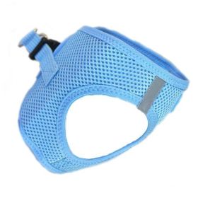 American River Solid Ultra Choke Free Dog Harness (yellow: light blue, Extra Large:: large)