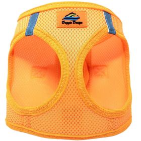American River Solid Ultra Choke Free Dog Harness (yellow: Hunter Orange, Extra Large:: L)