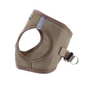 American River Solid Ultra Choke Free Dog Harness (yellow: Fossil Brown, Extra Large:: L)
