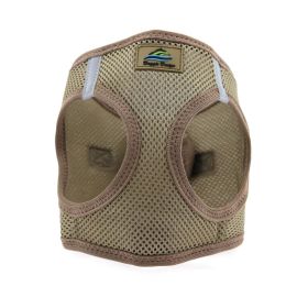 American River Solid Ultra Choke Free Dog Harness (yellow: Fossil Brown, Extra Large:: 2XL)