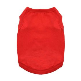 Cotton Dog Tank (yellow: Purple, Extra Large:: XL: Flame Scarlet Red, Extra Large: yellow: Purple, Extra Large:: XL: X-Large)