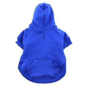 Flex-Fit Dog Hoodie (yellow: Blue, Extra Large:: 3X-Large)