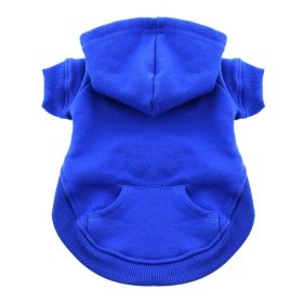 Flex-Fit Dog Hoodie (yellow: Blue, Extra Large:: X-Large)