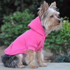 Flex-Fit Dog Hoodie (yellow: Pink, Extra Large:: 2X-Large)