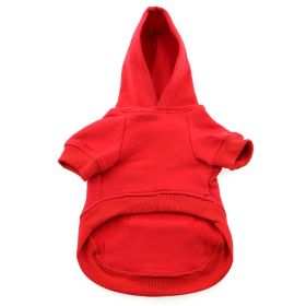 Flex-Fit Dog Hoodie (yellow: Red, Extra Large:: 4X-Large)