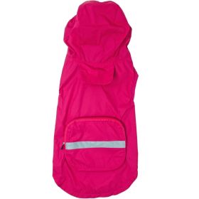 Packable Raincoat (yellow: Pink, Extra Large:: X-Large)